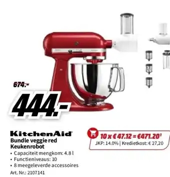 Kitchenaid keukenrobot set artisan veggie (1002630257)