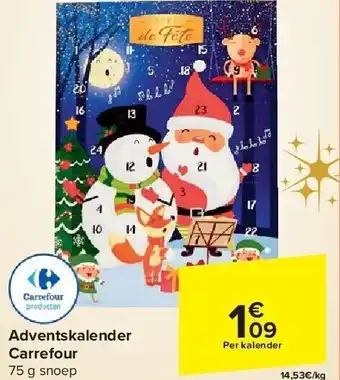 Carrefour Adventskalender carrefour aanbieding