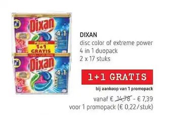 Dixan Disc Color Of Extreme Power