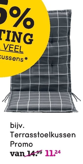 Leen Bakker Terrasstoelkussen Promo aanbieding