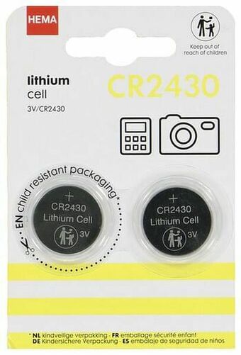 HEMA CR2430 Lithium Batterijen - 2 Stuks