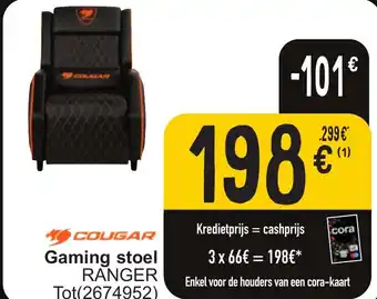 Cora COUGAR Gaming stoel Ranger aanbieding