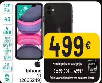 Cora Iphone 11 aanbieding