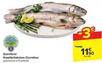 Carrefour Zalmforel kwaliteitsketen carrefour aanbieding
