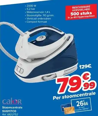 Calor Stoomcentrale SV6117C0