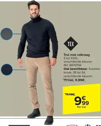 Trui met rolkraag