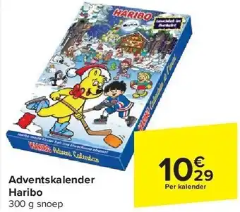 Carrefour Haribo Adventskalender 300g aanbieding