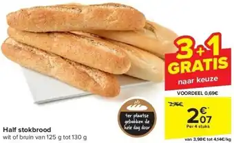 Carrefour Half stokbrood aanbieding