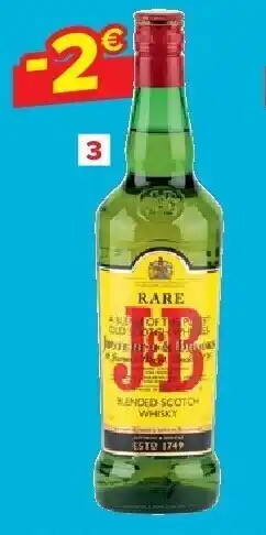 Carrefour J&B Whisky original 40% 70cl aanbieding