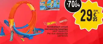 Cora Acrobatisch circuit met enorme loopings HOT WHEELS aanbieding