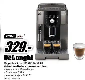 DeLonghi Magnifica Smart ECAM250.33.TB Volautomatische espressomachine