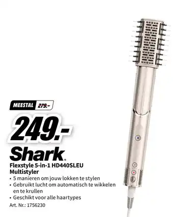 MediaMarkt Shark Flexstyle 5-in-1 HD440SLEU Multistyler aanbieding