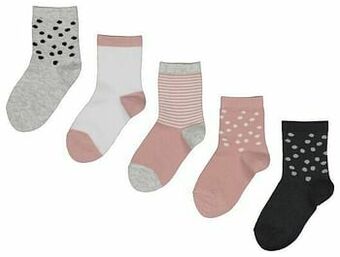 HEMA 5-pak Babysokken Roze (roze)