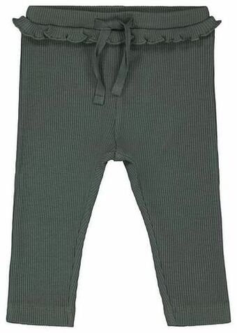 HEMA HEMA Babybroek Rib Groen (groen) aanbieding