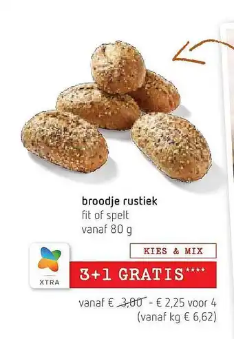 Broodje Rustiek Fit Of Spelt