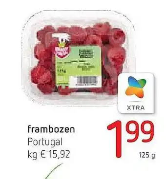 Frambozen 125 gram
