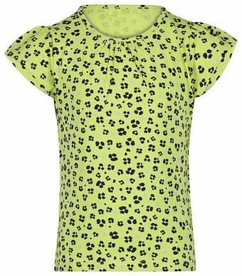 HEMA Kinder T-shirt Animal Geel (geel)