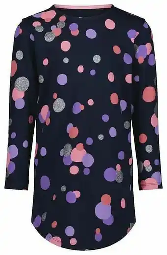 HEMA HEMA Kinderjurk Stippen Donkerblauw (donkerblauw) aanbieding