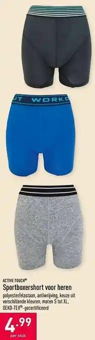 ALDI Sportboxershort voor heren aanbieding