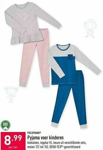 ALDI Pyjama voor kinderen aanbieding