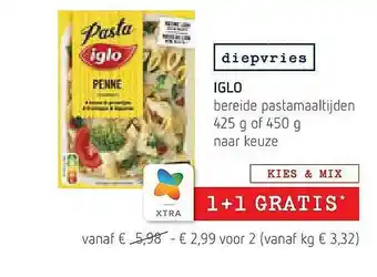 Iglo Bereide Pastamaaltijden 425 gram