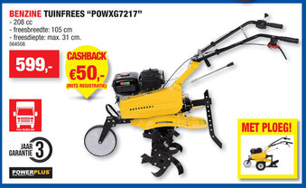 Hubo Benzine Tuinfrees POWXG7217 aanbieding
