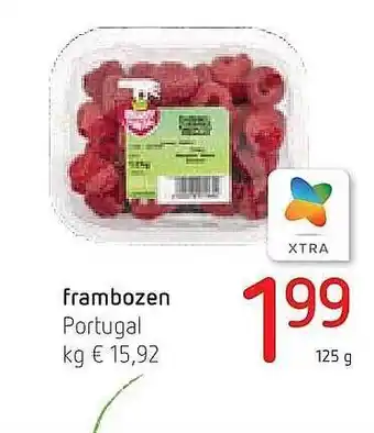 Frambozen Portugal 125 gram
