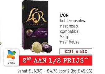 L'or Koffiecapsules