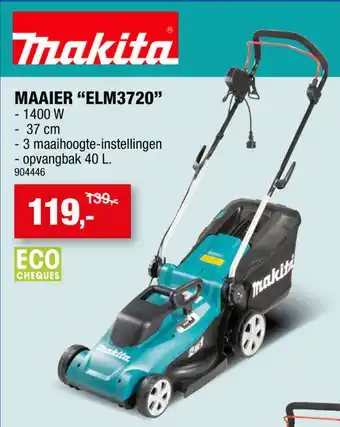 Hubo Makita Maaier Elm3720 aanbieding