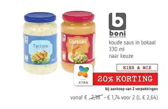 Koude Saus In Bokaal