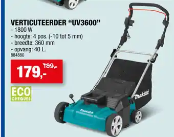 Hubo Verticuteerder UV3600 aanbieding