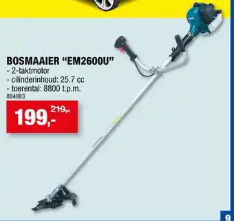 Hubo Bosmaaier EM2600U aanbieding