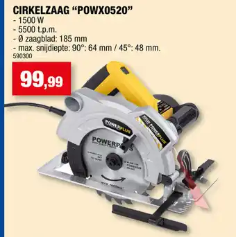 Hubo Cirkelzaag P0WX0520 aanbieding