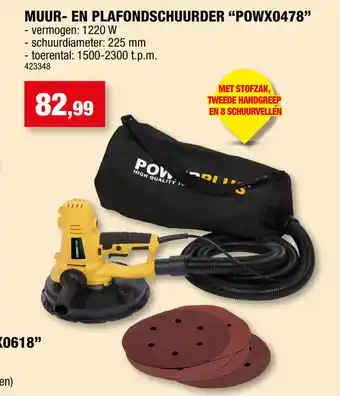 Hubo Muur- En Plafondschuurder P0WX0478 aanbieding