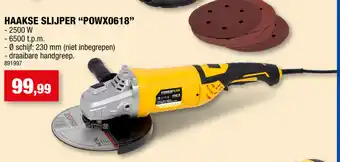 Hubo Haakse Slijper POWX0611 aanbieding