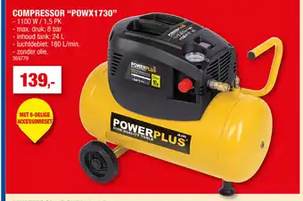 Hubo Compressor P0WX1730 aanbieding