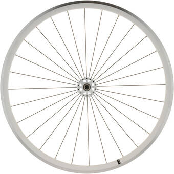 Decathlon Voorwiel fixie 700 wit aanbieding
