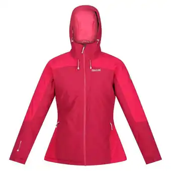 Decathlon Dames highton ii stretch gewatteerde jas (bessenroze/roze toverdrank) aanbieding