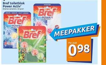 Action Bref Toiletblok Power Activ' aanbieding