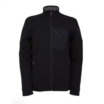 Decathlon M bandit full zip - trui - 001 black - heren - pisteskiën aanbieding