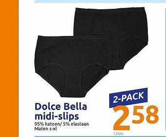 Action Dolce Bella Midi-slips aanbieding