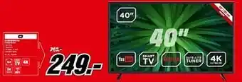 MediaMarkt Ok odl40741u-tab tv uhd 4k 40`` aanbieding