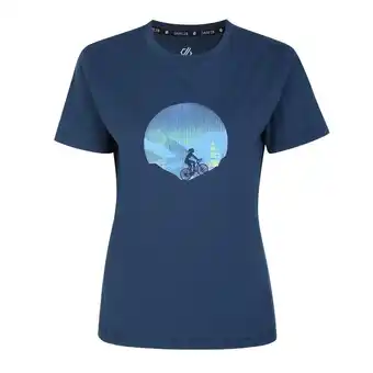 Decathlon Dames in de voorhoede tshirt (maanlicht denim) aanbieding