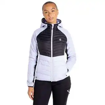 Decathlon Dames surmount ii wollen gewatteerde jas (eend groen/zwart) aanbieding