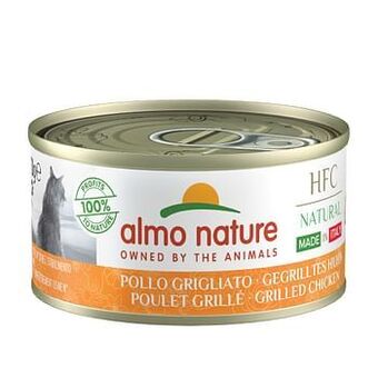 Zooplus 6 x 70g Almo Nature HFC Natural Made in Italy Gegrilde Kalkoen Natvoer Katten aanbieding