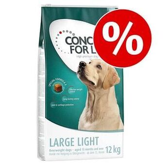 Zooplus 12kg Large Light Concept for Life Hondenvoer aanbieding