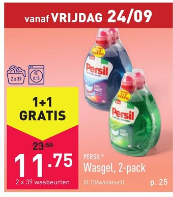 ALDI Persil Wasgel, 2-pack aanbieding