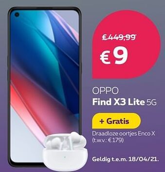 Proximus Oppo find x3 lite 5g aanbieding