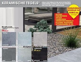 Hubo Keramische tegels pietra aanbieding