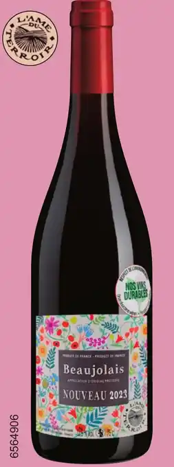 Cora L'Âme Du Terroir 2023 Beaujolais nouveau AOP 75 cl aanbieding